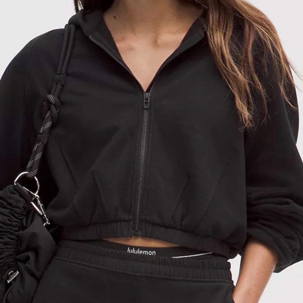 ***BRAND NEW*** Lululemon Loungeful Relaxed-Fit Full-Zip Cropped Hoodie, Size M